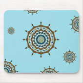 Mehndi Fantasy Copper Mousepad Muismat (Voorkant)
