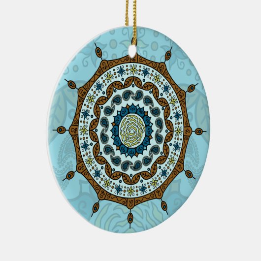 Mehndi Fantasy Copper Ornament (Rechts)