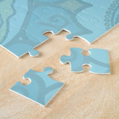 Mehndi Fantasy Copper Puzzle Legpuzzel (Zijkant)