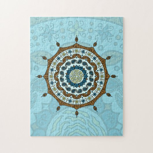 Mehndi Fantasy Copper Puzzle Legpuzzel (Verticaal)