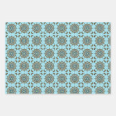Mehndi Fantasy Copper Wrapping Paper Set (Voorkant 2)