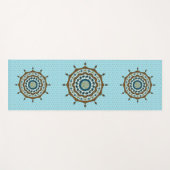 Mehndi Fantasy Copper Yoga Mat (Voorkant (horizontaal))