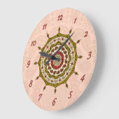 Mehndi Fantasy Gold Clock Grote Klok (Hoek)