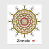 Mehndi Fantasy Gold Contour Sticker (Vel)