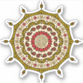 Mehndi Fantasy Gold Contour Sticker (Voorkant)