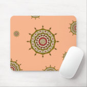 Mehndi Fantasy Gold Mousepad Muismat (Met muis)