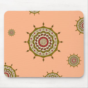 Mehndi Fantasy Gold Mousepad Muismat