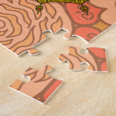 Mehndi Fantasy Gold Puzzle Legpuzzel (Zijkant)