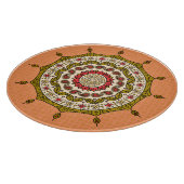 Mehndi Fantasy Gouden Glas Snijplank (Hoek)