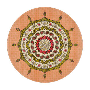 Mehndi Fantasy Gouden Glas Snijplank