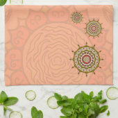Mehndi Fantasy Gouden Handdoek (Gevouwen)