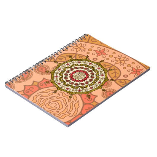 Mehndi Fantasy Gouden Notitieboek (Linkerzijde)