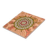 Mehndi Fantasy Gouden Tegel Tegeltje (Zijkant)