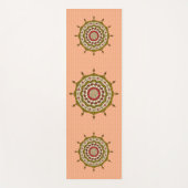 Mehndi Fantasy Gouden Yoga Mat (Voorkant)