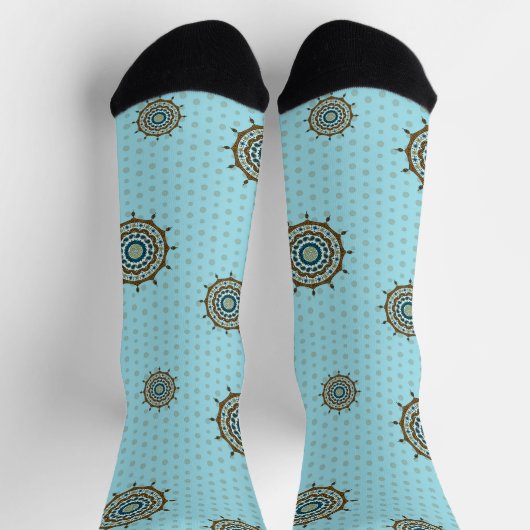 Mehndi Fantasy Koper Sokken (Top)