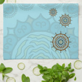 Mehndi Fantasy Koperen Handdoek (Gevouwen)