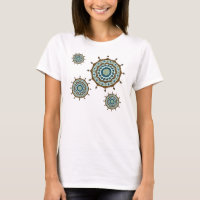 Mehndi Fantasy Koperen Licht Shirt voor Vrouwen