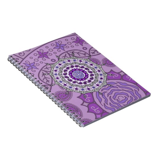 Mehndi Fantasy Silver-Notitieboek Notitieboek (Rechterzijde)