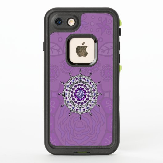 Mehndi Fantasy Zilver Levensbestendige Hoes (Achterkant)