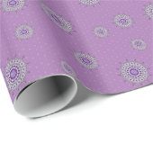 Mehndi Fantasy Zilver Wrapping Papier (Rol Hoek)