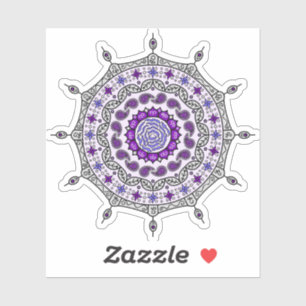 Mehndi Fantasy Zilveren Contour Sticker