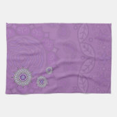 Mehndi Fantasy Zilveren Handdoek (Horizontaal)