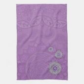 Mehndi Fantasy Zilveren Handdoek (Verticaal)