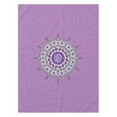 Mehndi Fantasy Zilveren Tafelkleed (Voorkant)