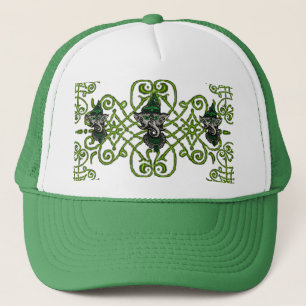 Mehndi Ganesha (groen) Trucker Pet