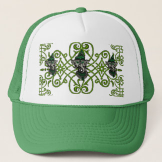 Mehndi Ganesha (groen) Trucker Pet