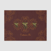 Mehndi Ganesha (Rood) Tissuepapier (Voorkant)