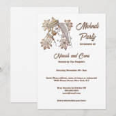 Mehndi Henna bruidegom huwelijksceremonie Indiaas Kaart (Voorkant / Achterkant)