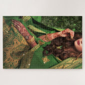 Mehndi Henna, Indische Bride Jigzaag Puzzle 1014 p Legpuzzel (Horizontaal)