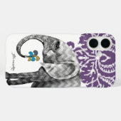 Mehndi Indian Aesthetic Modern Twist Elephant Case-Mate iPhone Case (Achterkant (horizontaal))
