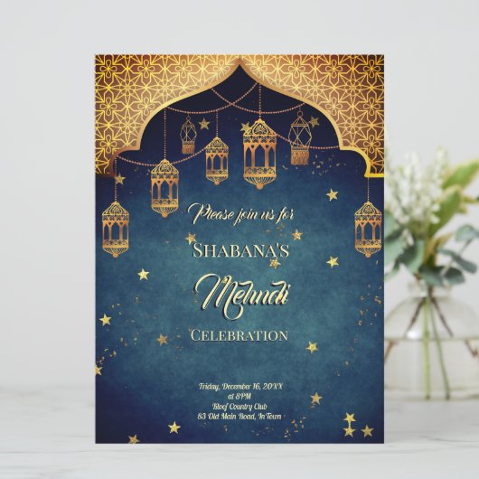 Mehndi-Indische Arabische Marokkaanse ontwerpster (Staand voorkant)