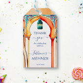 Mehndi Marokko Arabische stijl boog dank u gunst Cadeaulabel
