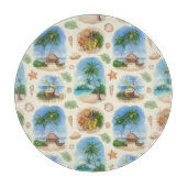 Mehndi ontwerp: Gebogen Doodle Tracery Snijplank (Voorkant)