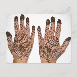 Mehndi Party Invitation Briefkaart