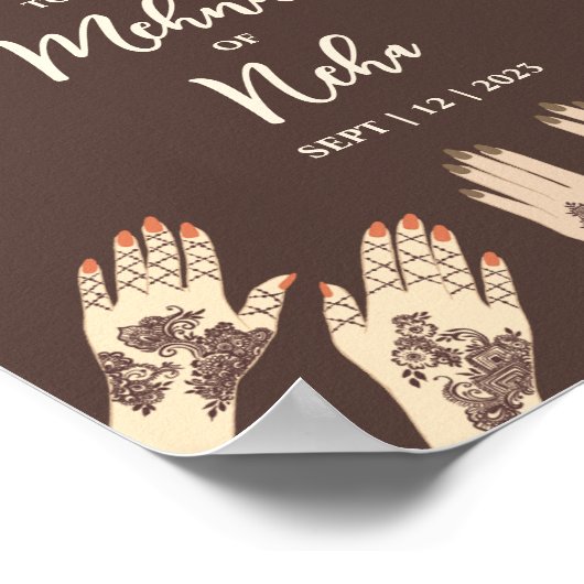 Mehndi Poster (Hoek)