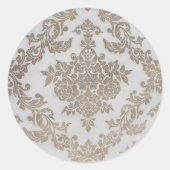 mehndi ronde sticker (Voorkant)