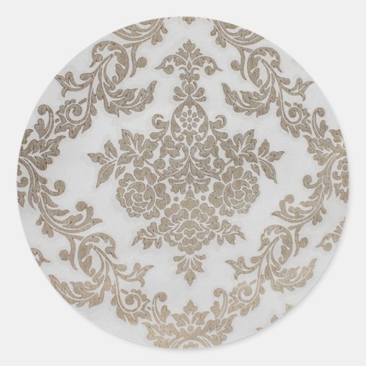 mehndi ronde sticker (Voorkant)