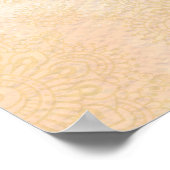 Mehndi sangeet danst Indiaas koppel lotus Arabian Poster (Hoek)