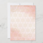 Mehndi Sangeet rode rozen dansend Indiaas paar Kaart (Achterkant)