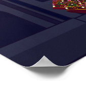 Mehndi Sangeet-sprolampjes dansen koppel welkom Poster (Hoek)