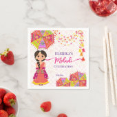 Mehndi schattige Indiase bruid paraplu's Servet (Insitu)