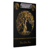 Mehndi Tree of Life (Gold) (Henna) Klembord (Rechts)