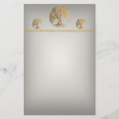 Mehndi Tree of Life (Henna) Briefpapier (Voorkant)