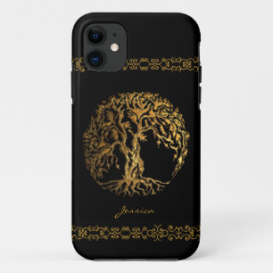 Mehndi Tree of Life (Henna) iPhone 11 Hoesje