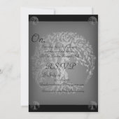 Mehndi Tree of Life (Henna) (zilver) Kaart (Achterkant)