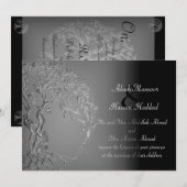 Mehndi Tree of Life (Henna) (zilver) Kaart (Voorkant / Achterkant)